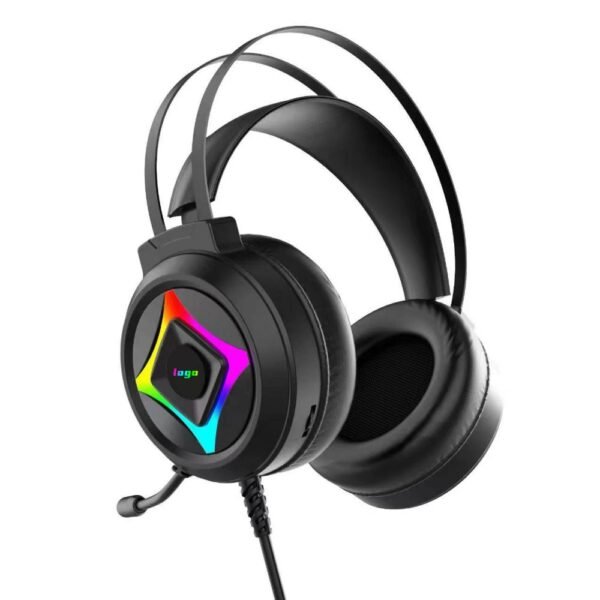 Keymoset H201 Wired Gaming Headset with 3-color backlight