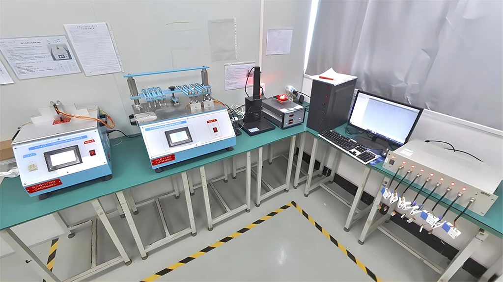 test machines in keymoset lab