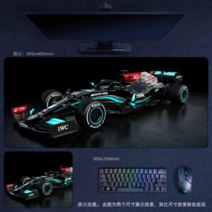 Mercedes, AMG, F1, Gaming Mouse Pad - Non-Slip, Large Desk Mat for PC & Laptop