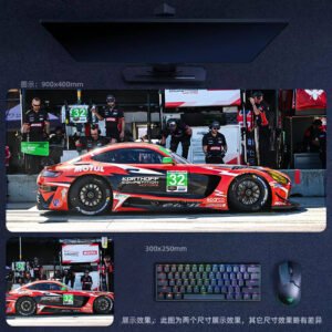 Mercedes, AMG, Gaming Mouse Pad - Non-Slip, Large Desk Mat for PC & Laptop