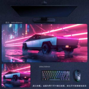Tesla, Cybertruck, Gaming Mouse Pad - Non-Slip, Large Desk Mat for PC & Laptop