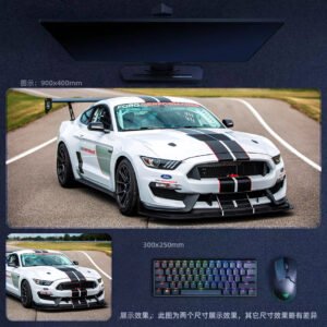 Ford Mustang, Gaming Mouse Pad - Non-Slip, Large Desk Mat for PC & Laptop